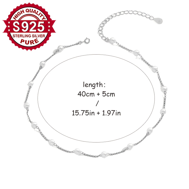 Women's S925 Silver Necklace — Everyday Elegance